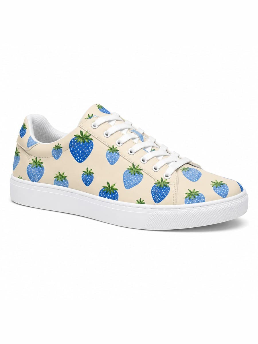 Pattern Low-Top Sneakers